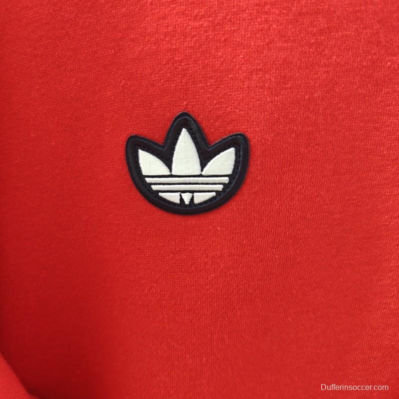 25/26 Arsenal Embroidered Logo Hoodie 7 Colors