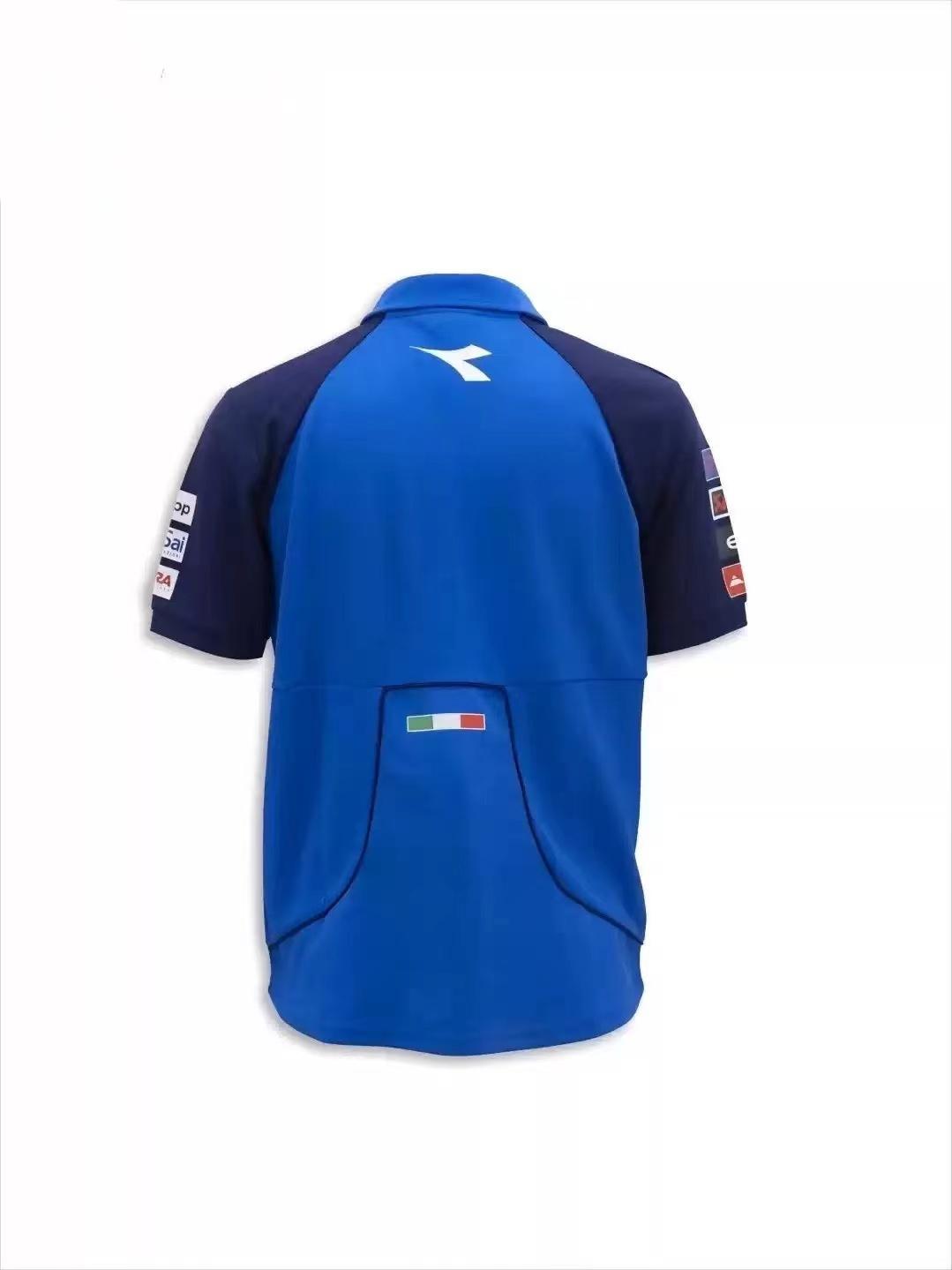 2024 F1  Ducati Corse Blue with Navy  Sleeves Racing Motorsports Polo