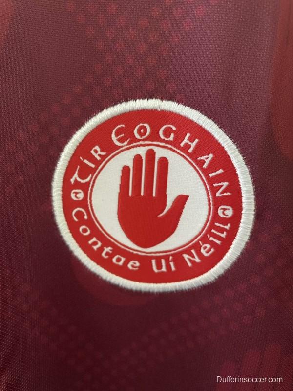 25/26 Tyrone GAA Maroon with Gold Accents Jersey