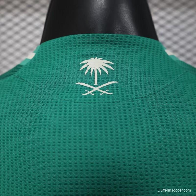 Player Version 2025 Saudi Arabia Home Jersey