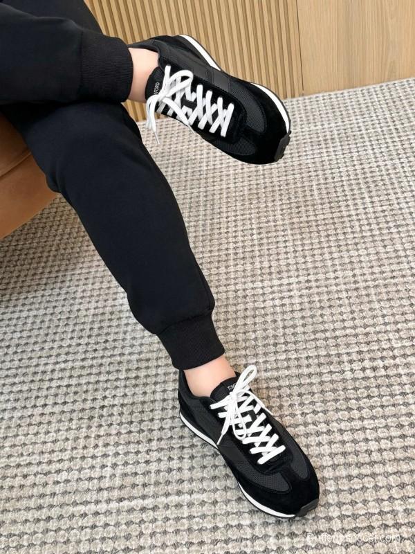 TOM FORD 2025 Spring Summer Fashion Casual Shoes with Classic Color Blocking and Imported Leather Insole - AS00350