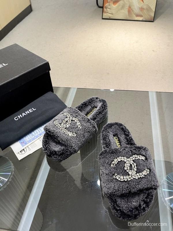 Chanel 2025 SS New Wool Slippers Soft Wool - LY00280