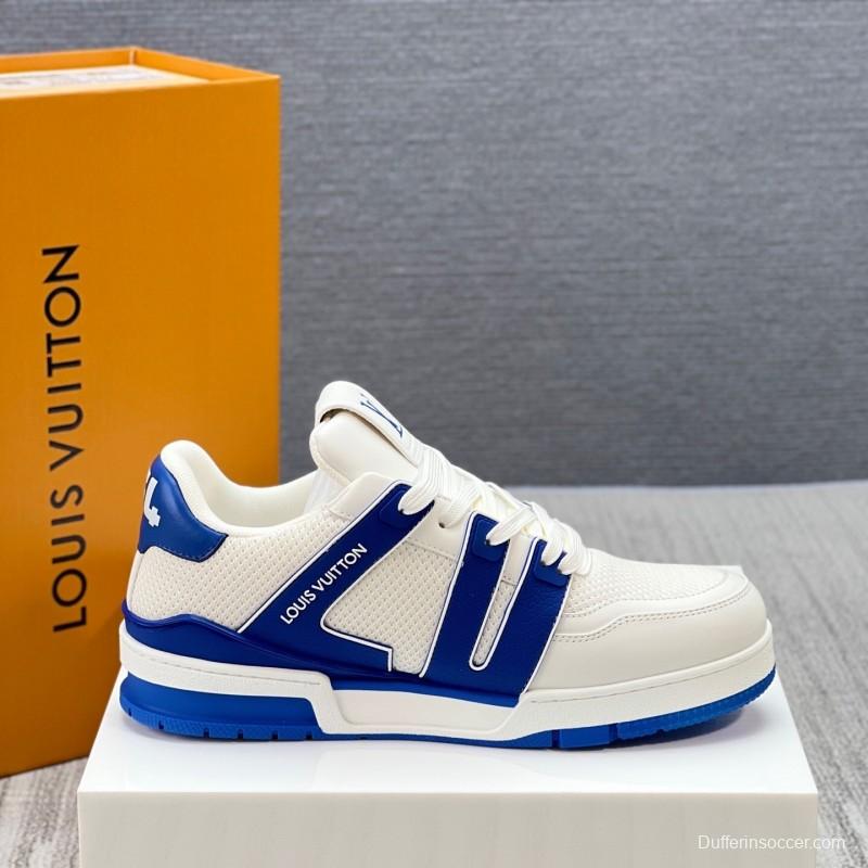 Louis Vuitton Trainer Sneaker Low 2025 SS New Colorway Unisex Casual Sports Basketball Shoes - LY00400