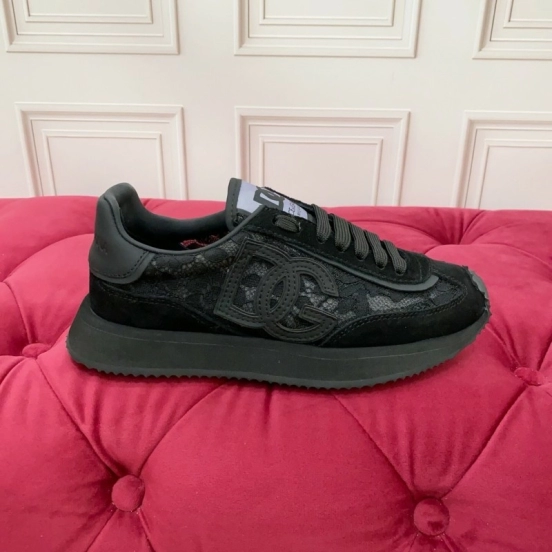 Dolce & Gabbana 2025/SS New Collection Luxury Embroidered Logo Sneakers - AS00300