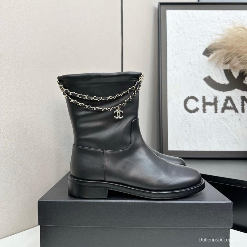 Chanel 2025 SS Short Boots Essential Fall Winter Item - LY00420