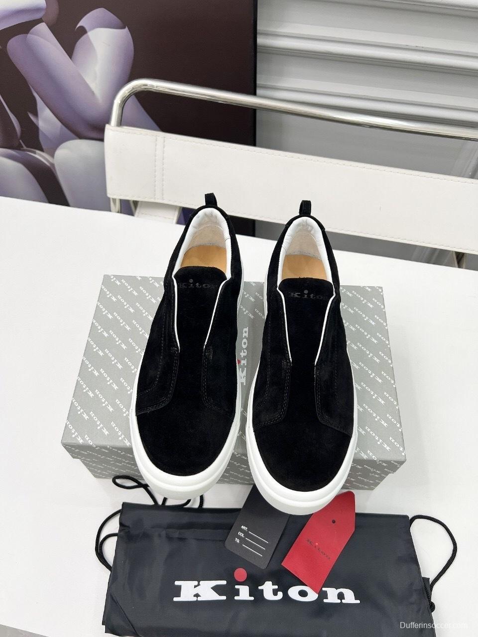 Kiton 2025/SS Slip-On Casual Men's Shoes - KFY00320