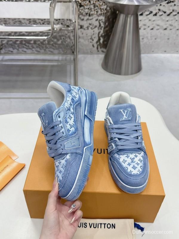 LV LV Trainer Basketball Series Washed Sneakers - LY00430