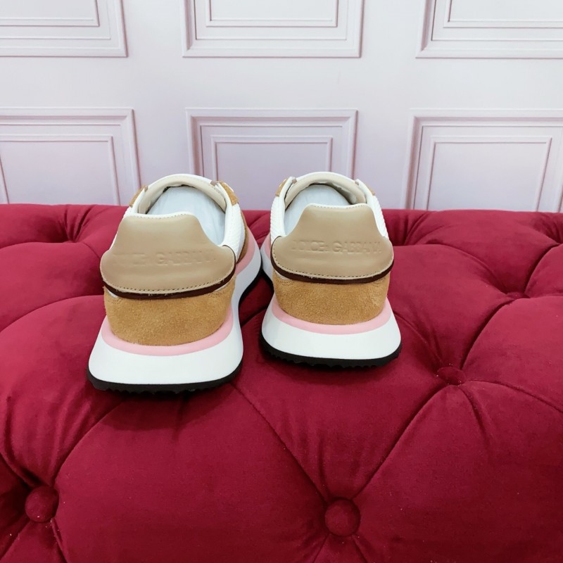 Dolce & Gabbana 2025 Spring Summer Collection Luxury Embroidered Logo Sneakers - AS00300