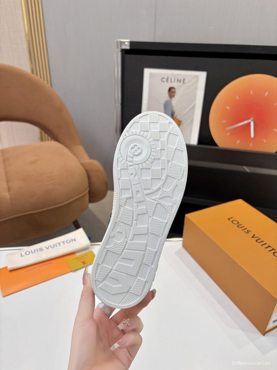 Louis Vuitton Lagoon Series Denim Sneakers with Buckle - AS00300