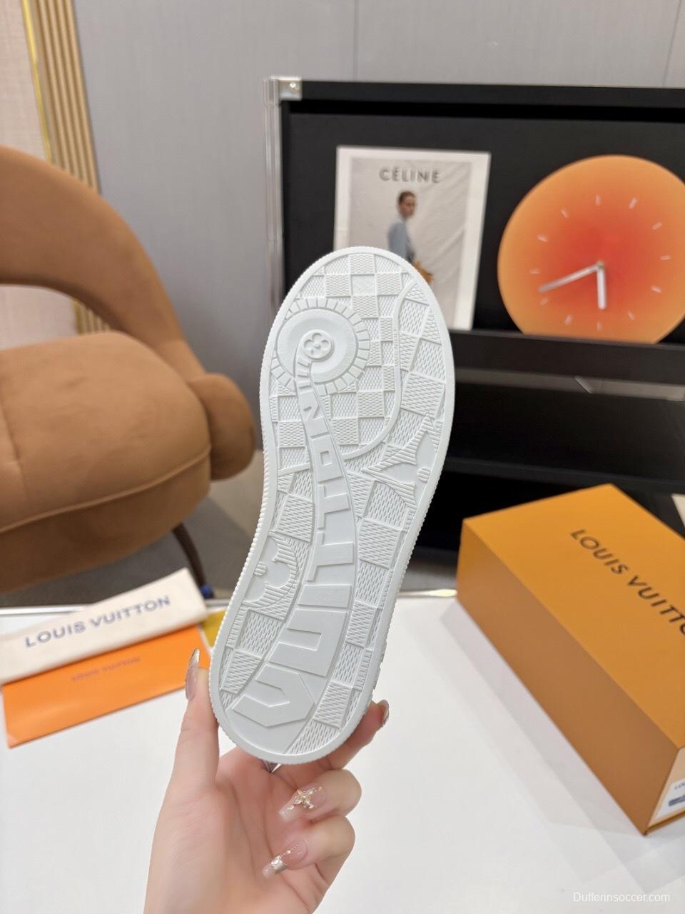 Louis Vuitton Lagoon Series Denim Sneakers with Buckle - AS00300