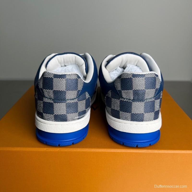 Louis Vuitton 2025 SS Replica Luxury Sneakers with Signature Logo and Dual-Color TPU Sole - YC