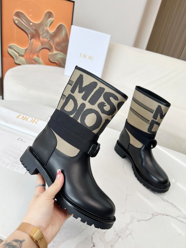 Dior 2025/SS Autumn Winter Boots Retro Work Boots Slip-On - LY00320
