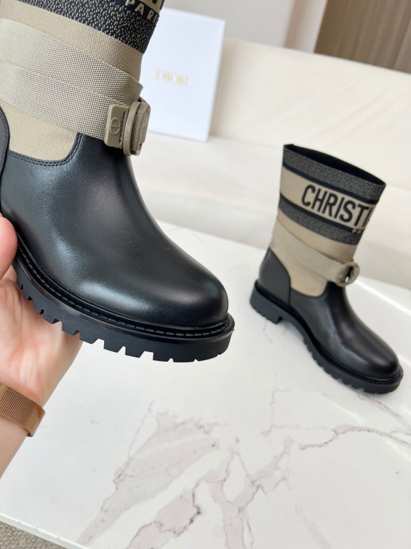 Dior 2025/SS Autumn Winter Boots Retro Work Boots Slip-On - LY00320