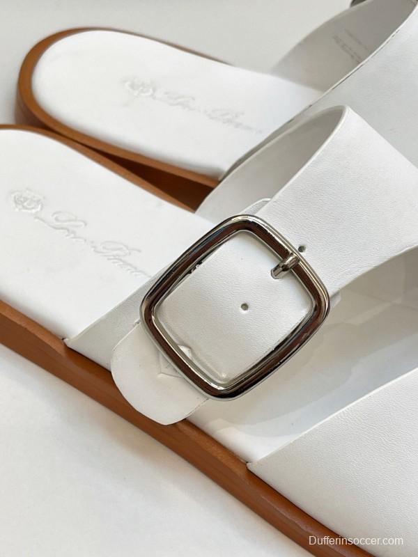 Loro Piana Men's Spring/Summer 2025 Casual Sandals with High-Quality Stitching - AS00250