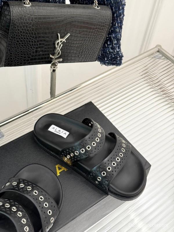 Alaia Spring Summer 2025 Hollow-Out Casual Sandals - KFY00260