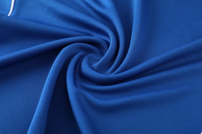 25/26  Adidas Royal Blue/Sky Blue Full zipper Jacket Tracksuit+ long pants