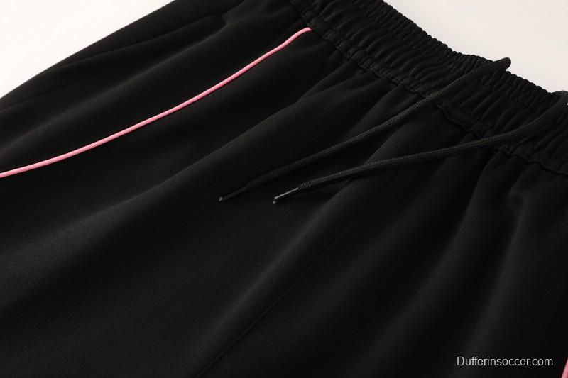 25/26  Juventus Black  Full zipper Jacket Tracksuit+ long pants