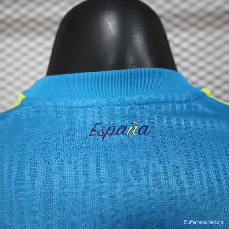 2026 Player Version Spain Away Blue Jersey