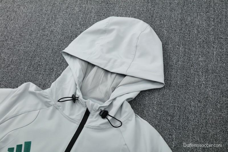 26/27 Algeria Full Zipper Hooded Jacket Tracksuit + Long Pants