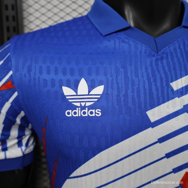 Player Version 2027 Japan Home Blue with Diagonal Graphic Jersey