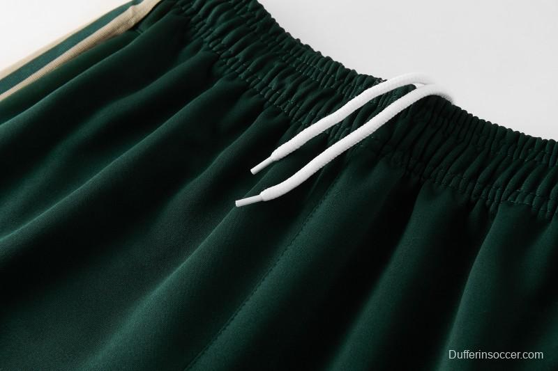 2026 Adidas Navy Green  Full Zipper Jacket + Long Pants