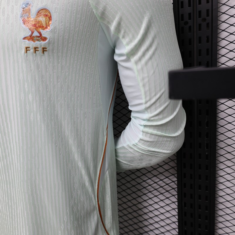 Player Version 26/27 France Mint Green Away Long Sleeve Jersey