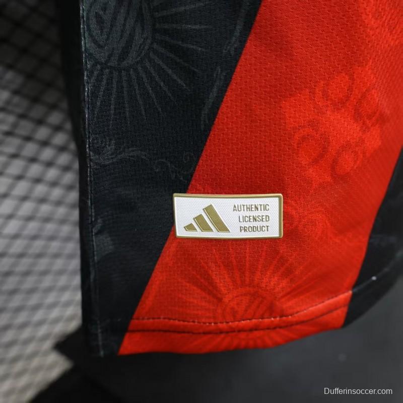 Player Version 26/27 River Plate Black with Red Diagonal Band Third Jersey