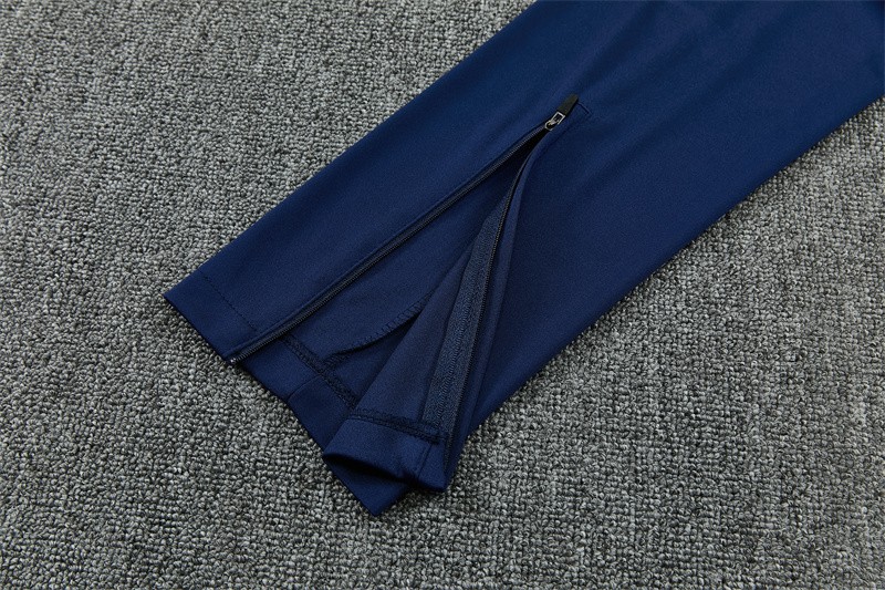2026 England Navy Blue  Half Zipper Jacket Tracksuit + Long Pants (Nike)
