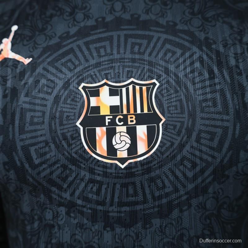 Player Version 26/27 FC Barcelona Dark Black & Red Special Edition Jersey