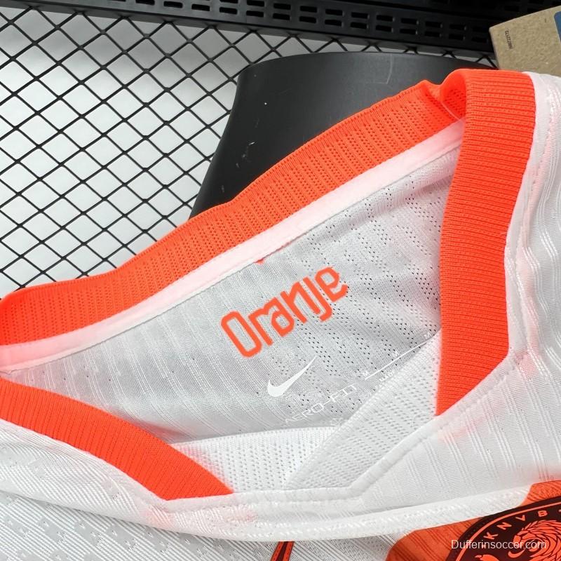 2026 Player Version Mens Netherlands World Cup Away Jersey