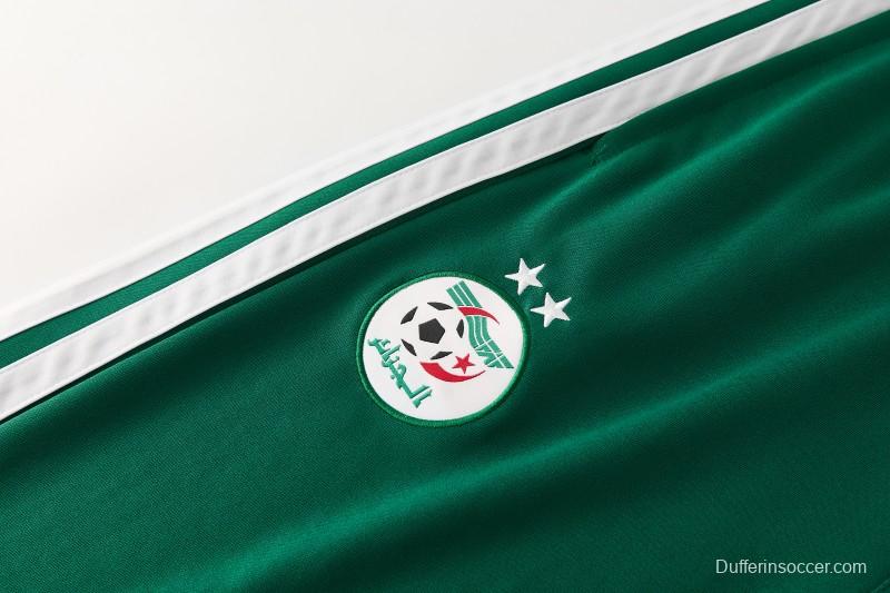 26/27 Algeria  Dark Green  Zipper Training Jacket Tracksuit + Long Pants (Adidas)
