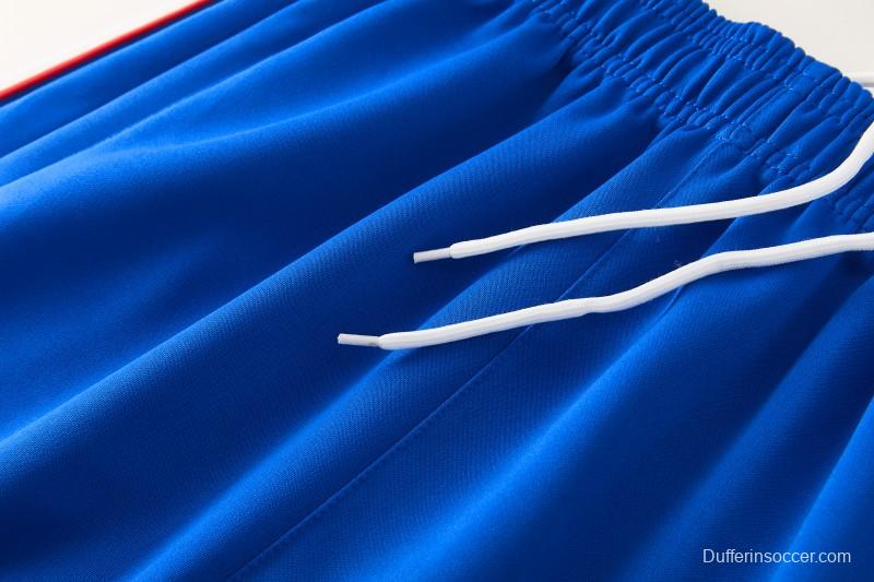 2026/27 Adidas Originals Blue Full Zipper Jacket Tracksuit + Long Pants