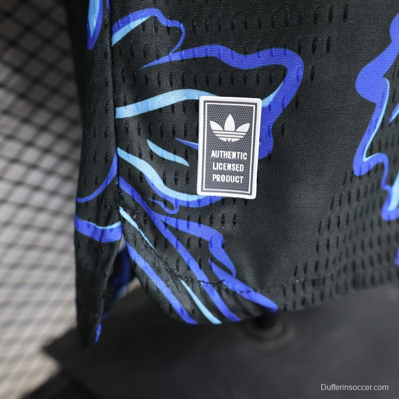 Player Version  26/27  Argentina  Black & Blue  Long Sleeve Jersey