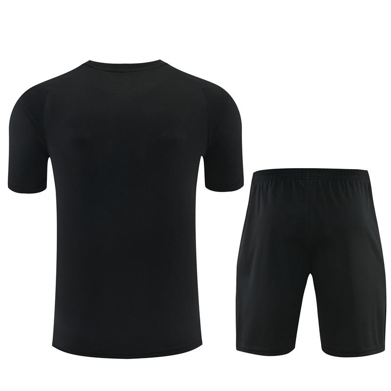 2026 Atletico Madrid Black Short Sleeve+Soccer Shorts