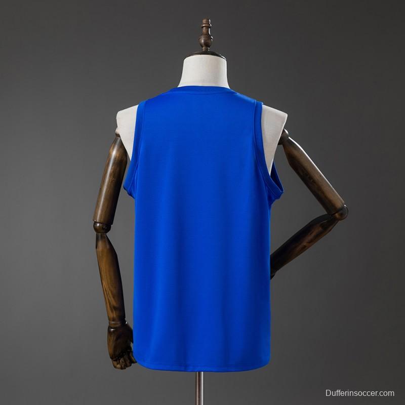 2026 Brazil Training Jersey Vest Blue