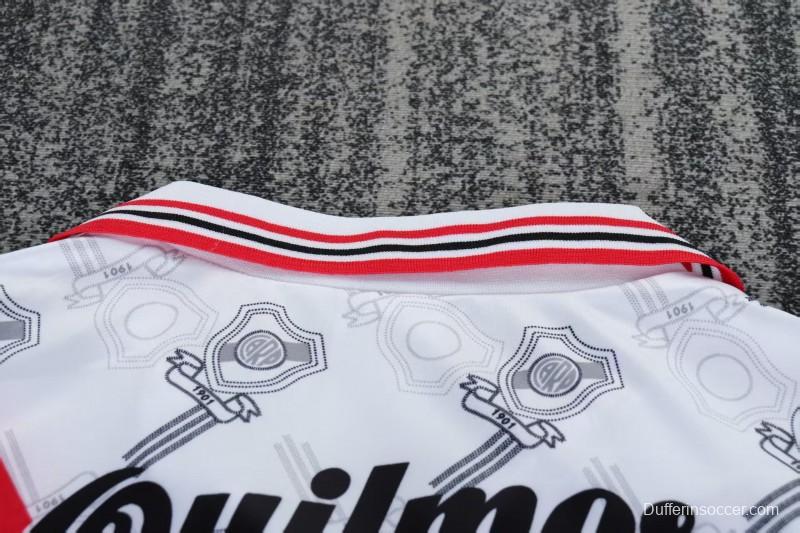Retro 96/97 Kids River Plate Home Jersey