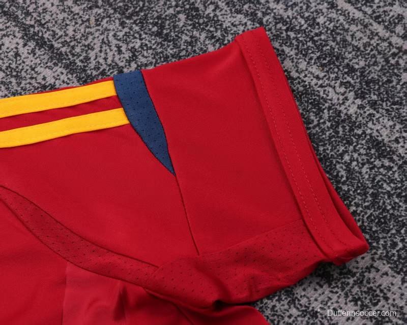 Retro Kids 2012 Spain Home Jersey