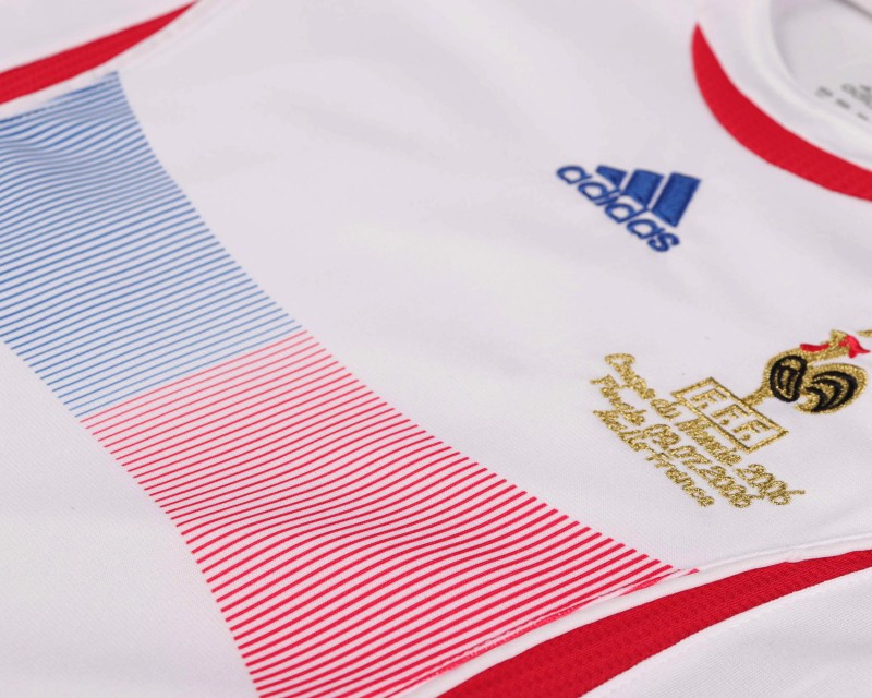 Retro Kids 2006 France White Away Jersey