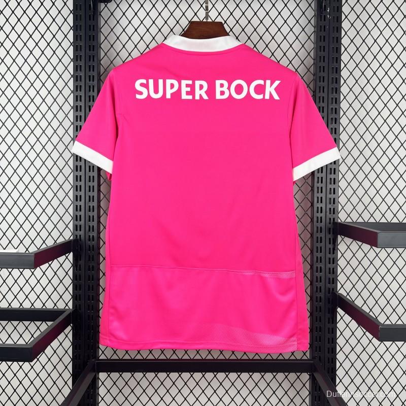2026/27 Mens Sporting CP Pink October Jersey