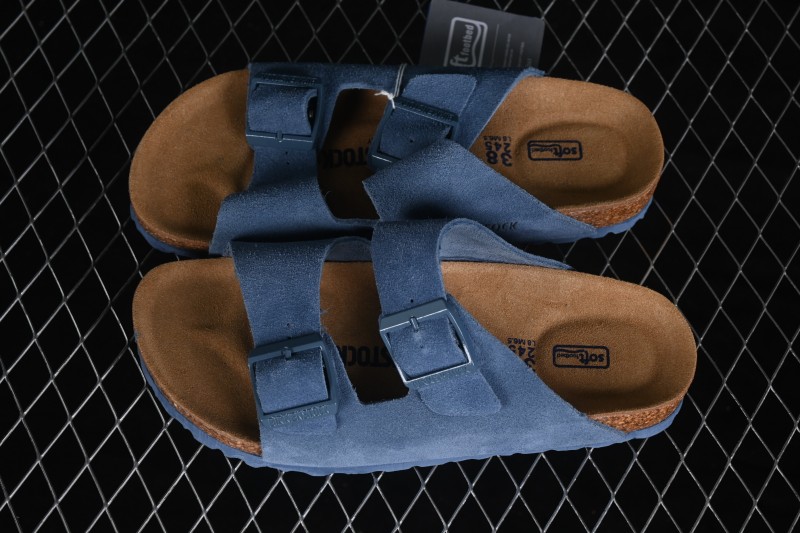 Birkenstock Sheepskin Lined Suede Sandals with Soft Footbed - 0560771