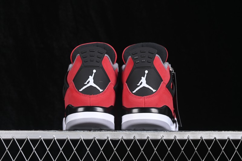 Nike Air Jordan 4 Retro Basketball Shoes in Bold Red - FQ8138-600
