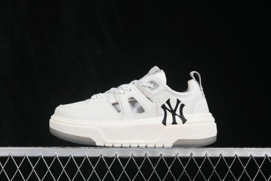 NY MLB Chunky Liner Mask New York Yankees Platform Casual Shoes with Thick Sole - 3ASDCL16350WHS