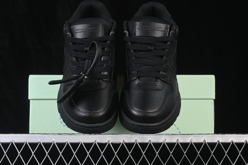 Off-White Out Of Office Low-Top Fashion Sneakers All Black - Y Edition