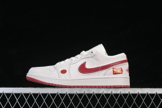 Nike Air Jordan 1 Low AJ1 Year of the Horse Limited Edition High-End Custom Low-Top Retro Basketball Shoes - SM6668-513