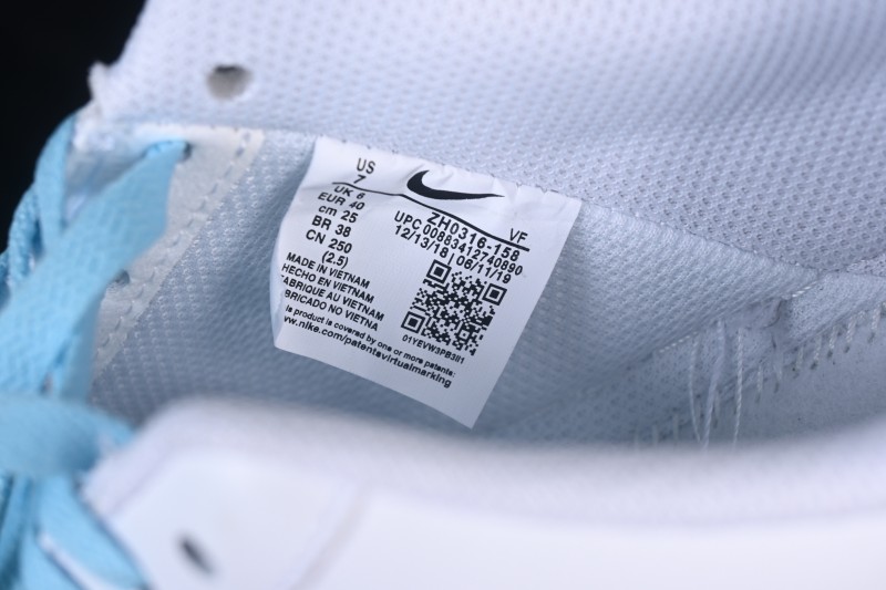 Nike Air Force 1 '07 Low Sky Cloud Casual Sneakers with Full-Length Air Cushion - ZH0316-158