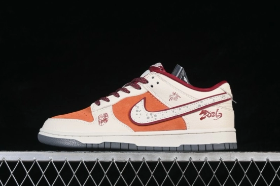 Nike SB Dunk Low Year of the Horse Limited Edition Premium Custom Low-Top Skateboarding Shoes - MN1688-116