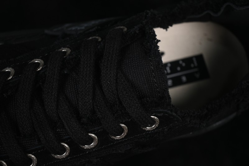 xVESSEL Wu Jianhao Unisex Low-Top Deconstructed Thick-Soled Shoes with Tweed Texture - S19X001B