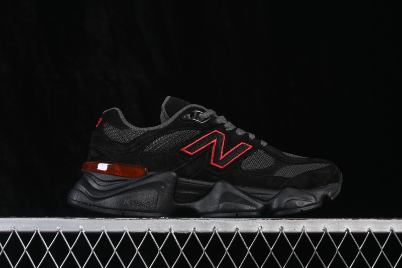New Balance 9060 Retro Running Sneakers with ABZORB Cushioning and Suede Overlays - GC9060JR