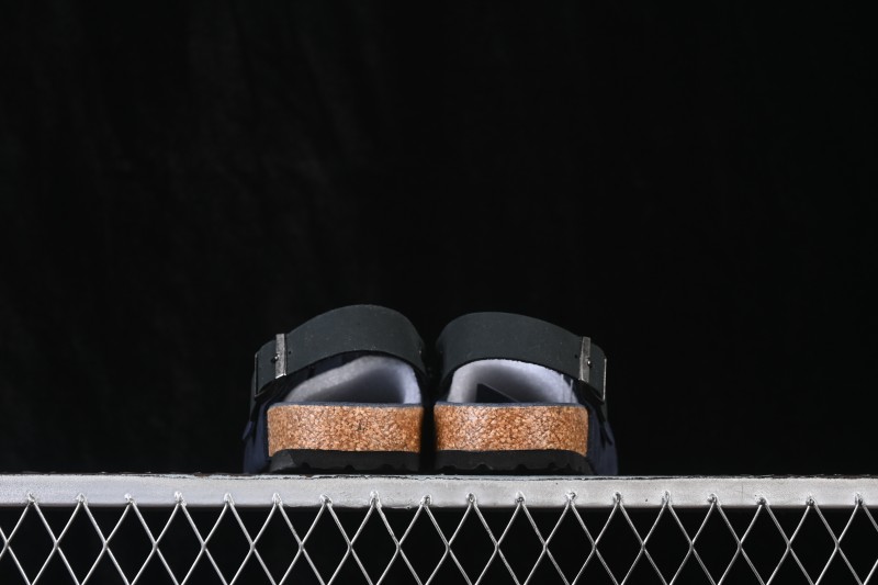 Birkenstock Arizona Soft Footbed Sandals with Sheepskin Lining and Cork-Latex Midsole - 1030668