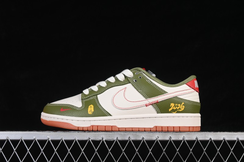Nike SB Dunk Low Year of the Horse Premium Custom Low-Top Skateboarding Shoes - QW5288-103